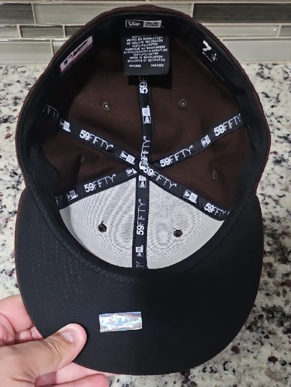 New Era Brown and Yellow San Diego Padres Fitted Hat